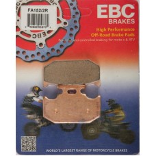 EBC Brakes Double-H Sintered Superbike Brake Pads Rear - FA152/2R EBC Brakes Double-H Sintered Superbike Brake Pads Rear - FA152/2R